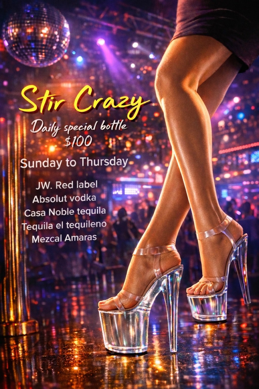 Daily Special Bottle $100