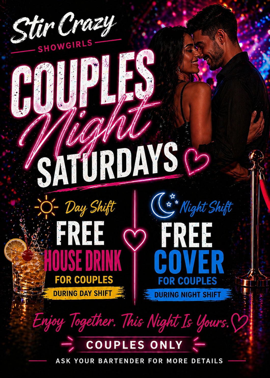 Couples Night Saturdays